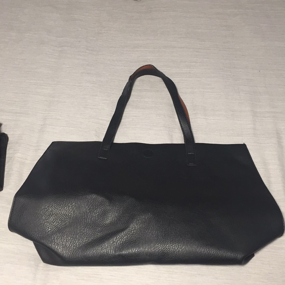 Bass outlet reversible tote bag